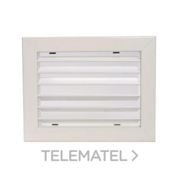 REJILLA RETORNO CLIP 500x100mm BLANCO