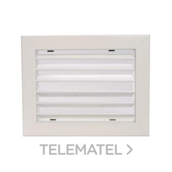 REJILLA RETORNO CLIP 500x150mm BLANCO