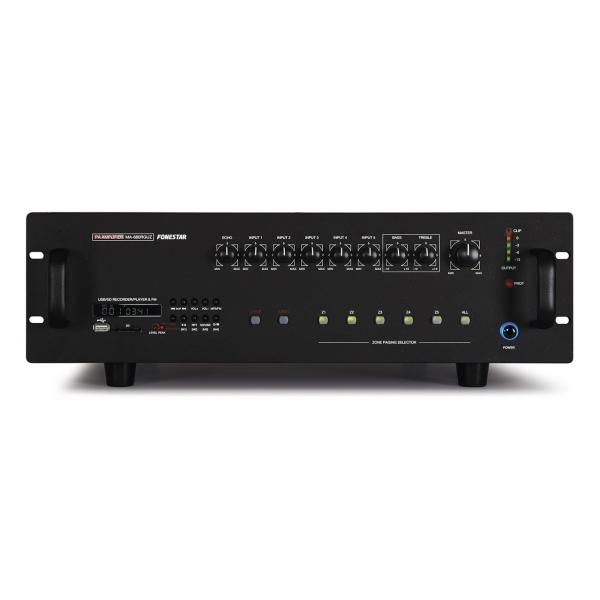 AMPLIFICADOR MEGAFONA SERIE PREMIUM GRABADOR USB / SD / mp3