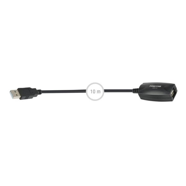 CONEXIN USB 2.0 MACHO-HEMBRA CON AMPLIFICADOR 10m