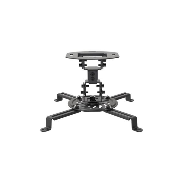 SOPORTE ORIENTABLE DE TECHO PARA PROYECTORES NEGRO