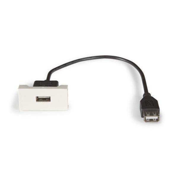 PANEL USB A HEMBRA CABLE 20cm 1 / 2 PANEL DE CONEXIN