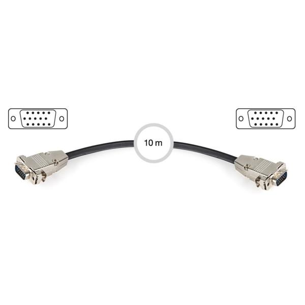 CONEXIN VGA D15-D15 MACHO-MACHO DESMONTABLE 10m