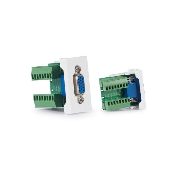 CONECTOR VGA D15 HEMBRA 1 / 2 PANEL CONEXIN ENCHUFABLE