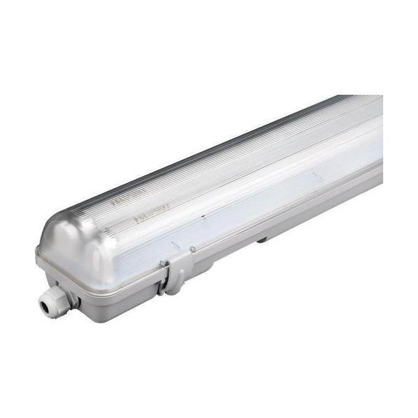 PANTALLA ESTANCA 2x36W PARA TUBO LED POLICARBONATO ACRLICO