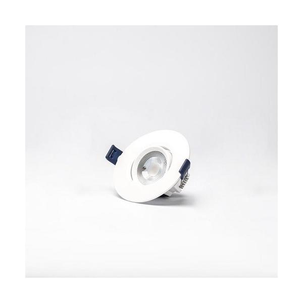 MINI DOWNLIGHT ORIENTABLE 3W REDONDO BLANCO CLIDO 90