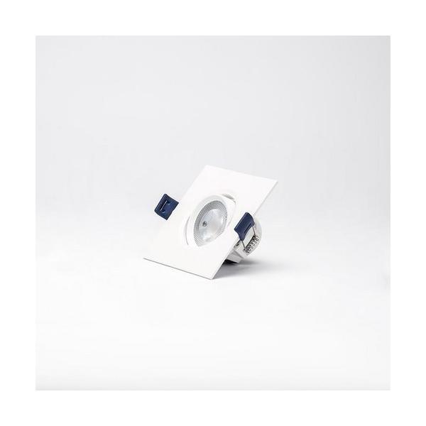 MINI DOWNLIGHT ORIENTABLE 3W CUADRADO BLANCO CLIDO 90