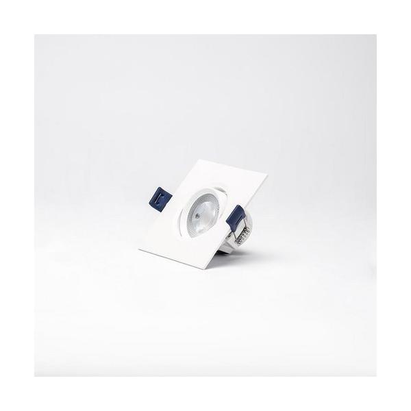 MINI DOWNLIGHT ORIENTABLE 12W CUADRADO BLANCO NEUTRO 90