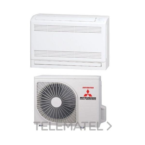 CONJUNTO SPLIT SUELO 1x1 SRF35ZS-W HYPERINVERTER BOMBA CALOR