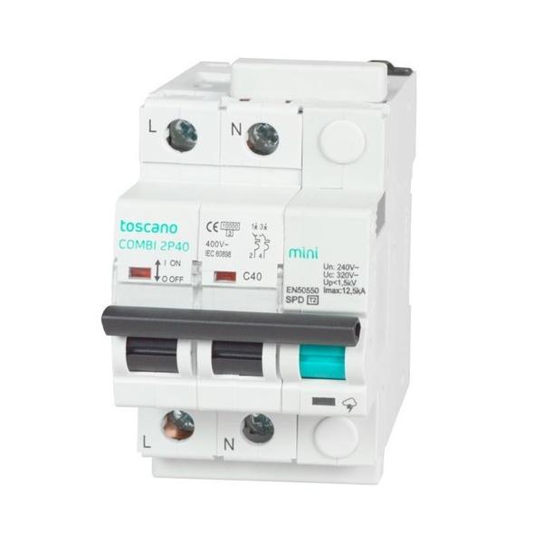 PROTECTOR SBT.TTA.COMBI-MINI 2P16T15 15kA PMT.240V AC IGA 2x16A 10kA