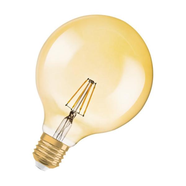 LMPARA LED VINTAGE 1906 GLOBE 51 E27 DIMABLE FILAMENTO GOLD 6,5W 650lm 2400K