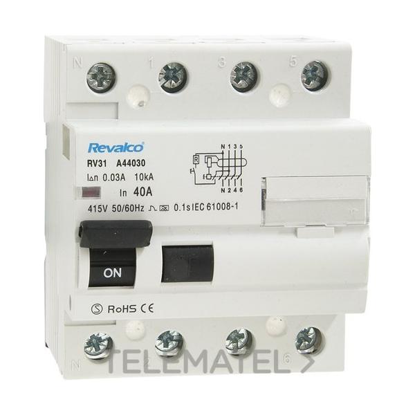 DIFERENCIAL 4P 125A 30mA AC 10kA