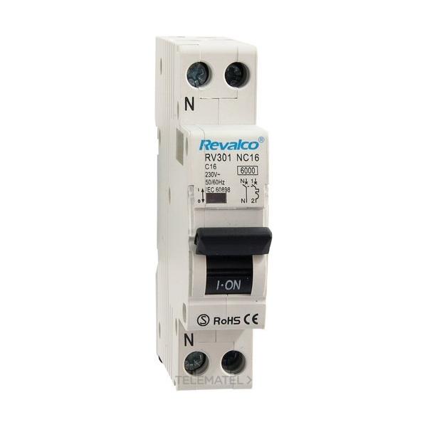 INTERRUPTOR DPN 1P+N 16AC 6kA