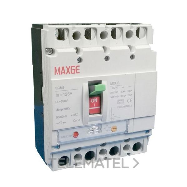 INTERRUPTOR EN CAJA MOLDEADA AJUSTE ELECTROMECNICO 4P 36kA 80-100A