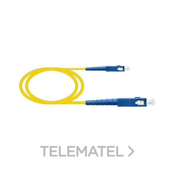 LATIGUILLO SX SC/UPC-SC/UPC SM AMARILLO 5m 5G657A2 3mm LSZH-FR (EN BOLSA)