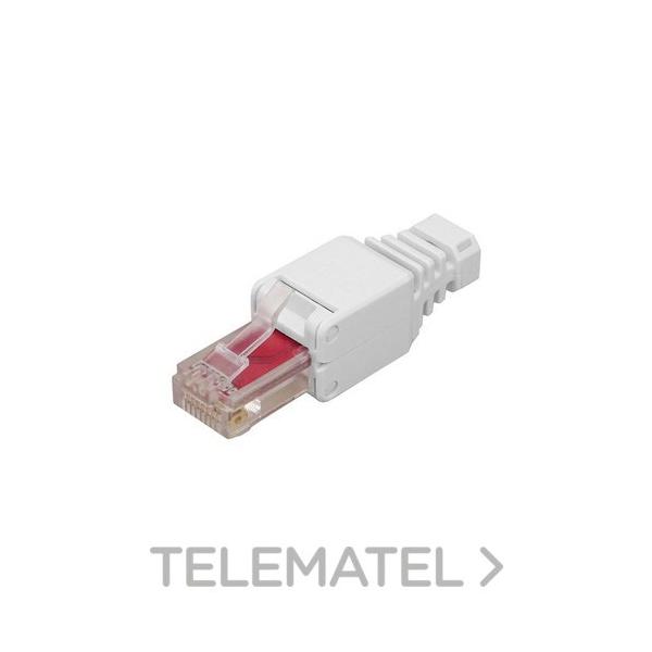 CONECTOR RJ45 Cat6 UTP MONTAJE SIN HERRAMIENTA 23AWG RGIDO / FLEXIBLE 30u"