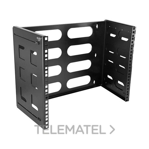 RACK BASTIDOR PARED PLEGABLE Y REGULABLE 19" 8Ux360x236/400mm