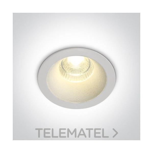 DOWNLIGHT COB LED 7W WW IP20 50 230V BLANCO DARK LIGHT ALUMINIO