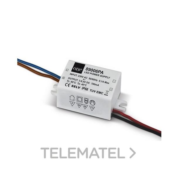 DRIVER 700mA 2-6W LED IP66 230V