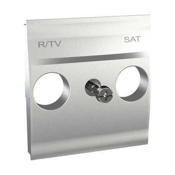 CARATULA TOMA R-TV/SAT ALUMINIO SERIE NICA TOP