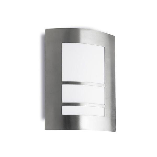 APLIQUE AJAX E27 60/23W INOX.