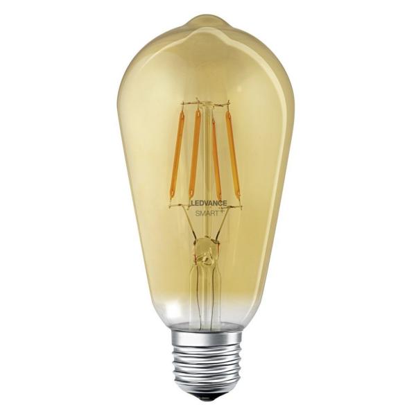 LMPARA SMART+ WIFI CL EDISON GOLD DIM 53 6W/824 E27