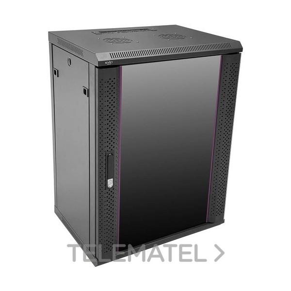 RACK 15U MONTADO 600x600 SUELO/PARED ACCESOS ANTIPOLVO 60kg