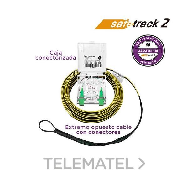 KIT LATIGUILLO DX PLANO+ROSETA 2x SC/APC SAFETRACK DCA 1kN INT/OUT 50m