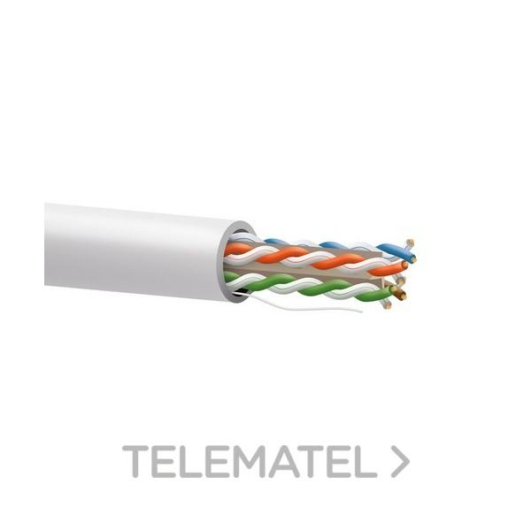 CABLE Cat6 U/UTP BC 24AWG-0,515mm LSZH Dca-s2d2a2 BLANCO (CARRETE EN CAJA 305m)