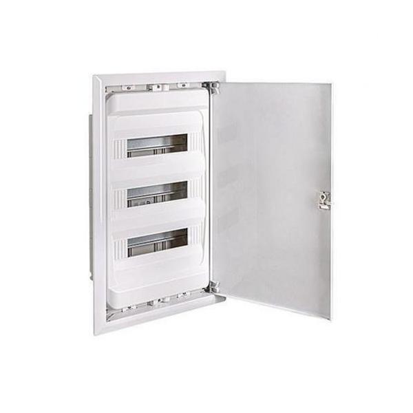 CAJA DISTRIBUCIN IP40 EMPOTRAR PARED SLIDA 3x14(42) MDULOS PUERTA METLICA