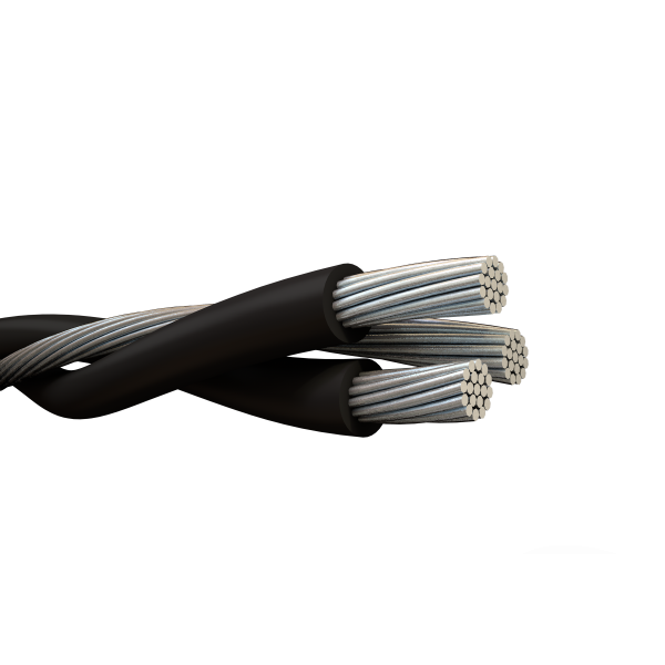 CABLE ALUMINIO 1kv. 3x95+54,6mm. NEGRO TRENZADO XZ1 (bobina)