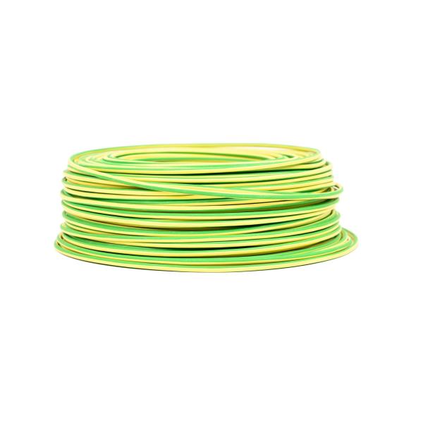 CABLE LISTIN LIBRE HALOGENOS 2,5mm. AMARILLO/VERDE (rollo 100m.)