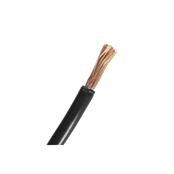 CABLE LISTIN PVC 4mm. NEGRO