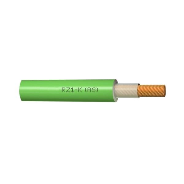 MANGUERA LIBRE HALOGENOS 1kv. 1x6mm. VERDE RZ1-K (bobina)