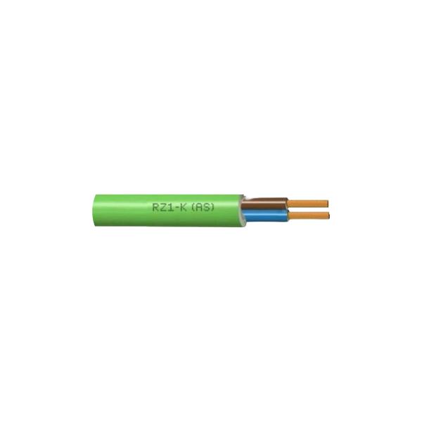 MANGUERA LIBRE HALOGENOS 1kv. 2x10mm. VERDE RZ1-K (bobina)