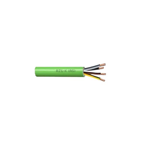 MANGUERA LIBRE HALOGENOS 1kv. 4x4mm. VERDE  RZ1-K (bobina)