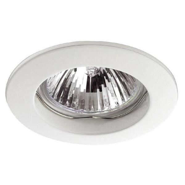 EMPOTRABLE FIJO CIRCULAR NIX LC QPAR16 50W GU10 BLANCO MATE