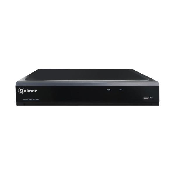 GRABADOR NVR-208P 8CAM POE H.265 2TB CON 8 CANALES DE VDEO IP