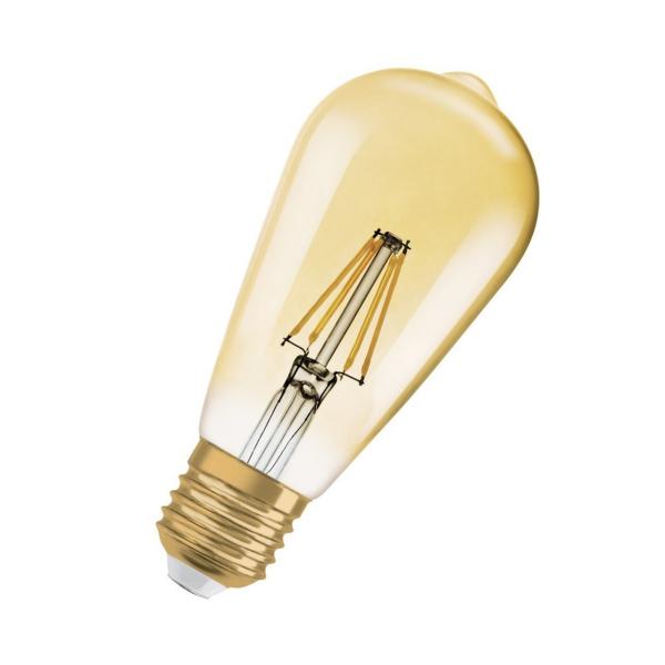 LMPARA LED VINTAGE 1906 LED CL EDISON FIL GOLD 37 NON-DIM 4W/825 E27